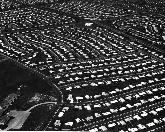 Levittown from the air