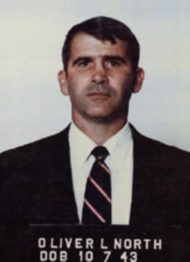 Oliver North mugshot