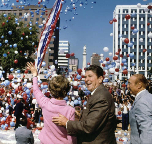 Ronald Reagan campaigning