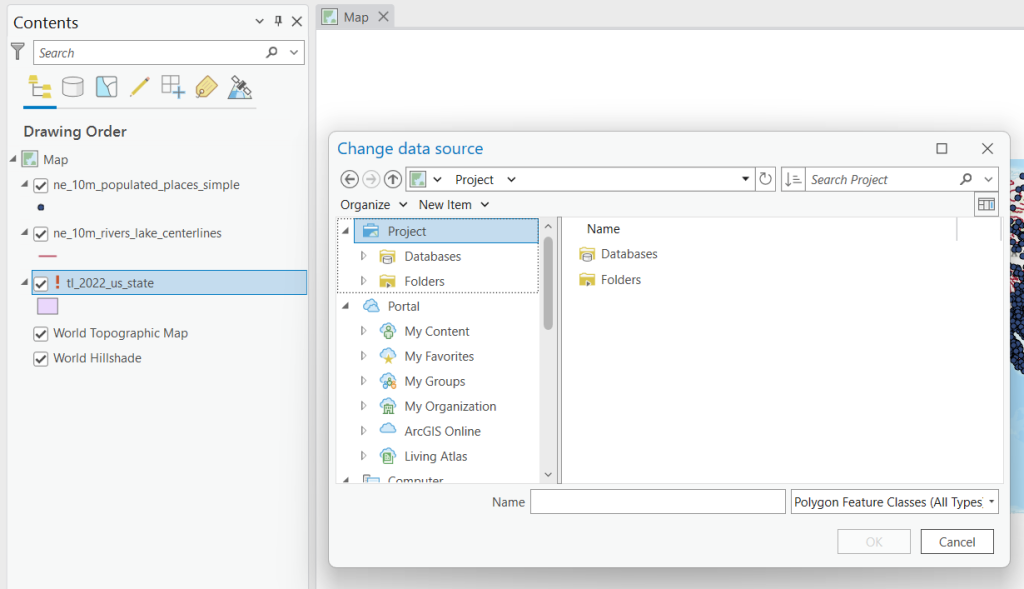 Screenshot of ArcGIS Pro