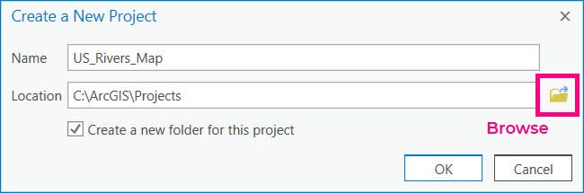 Figure 1.2: Create a New Project dialog