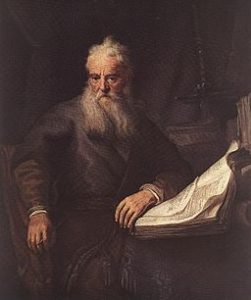 Rembrandt's Apostle Paul