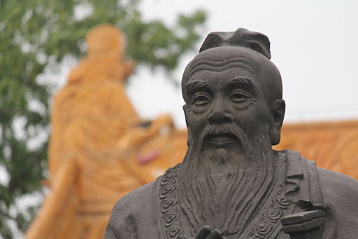 Confucius Sculpture, Nanjing at Confucian Temple Area