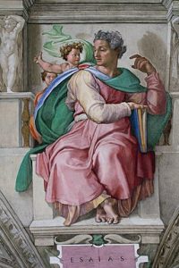 Isaiah, from painting in the Sistine Chapel
